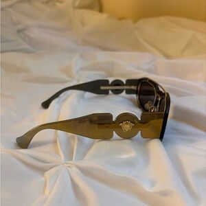 Versace Sunglasses with Gold and Black Design